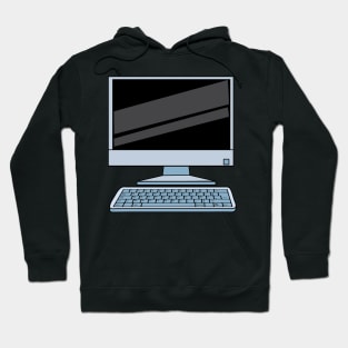 computer all in one with keyboard Hoodie